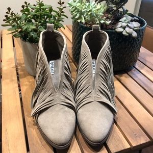NWOT Fringe Booties